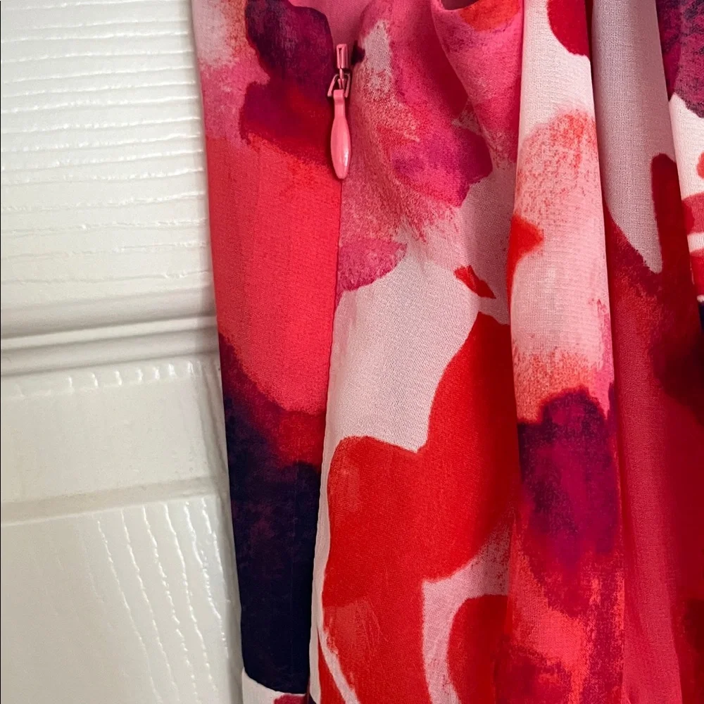 Eliza J Vibrant Floral Maxi Dress in Pink and Purple - Picture 4 of 5